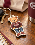 Culver Varsity Bear Wood Keytag