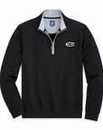 Pre-Order Johnnie O Men's Maroon Sully 1/4 Zip - Black