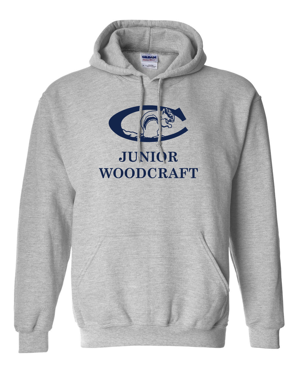 Youth Woodcraft Chipmunk Hoodie - Sport Grey