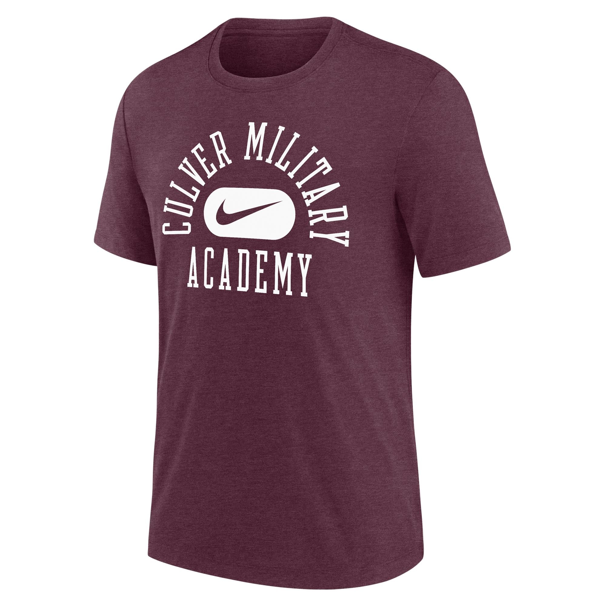 Nike Tri-Blend Tee Eagle C - Heather Maroon