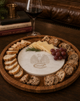 Isla Serving Platter w/ Marble Cheeseboard Insert
