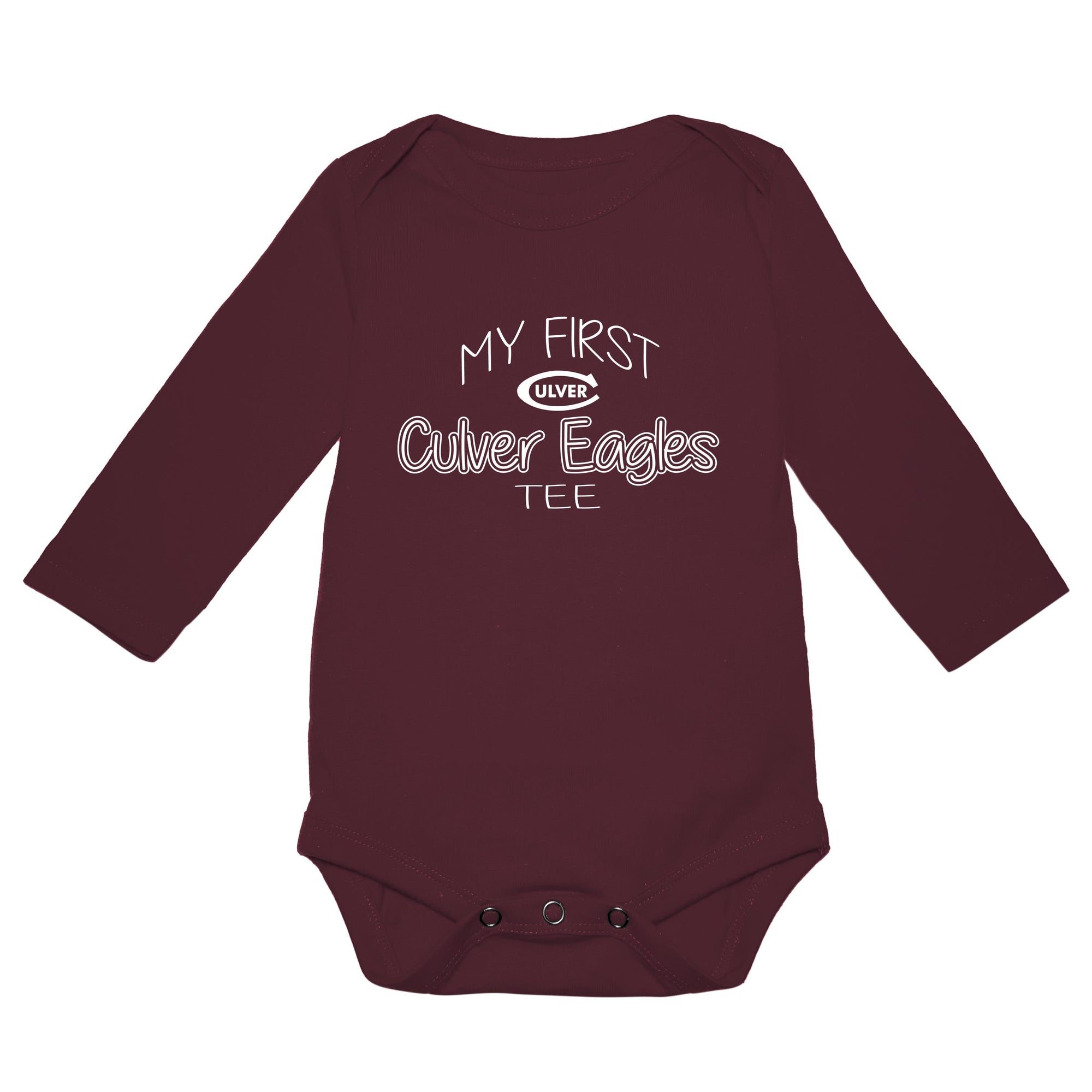 My First Culver Infant Ollie Onesie - Maroon