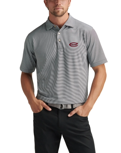 Peter Millar Men's Jubilee Striped Polo - Black