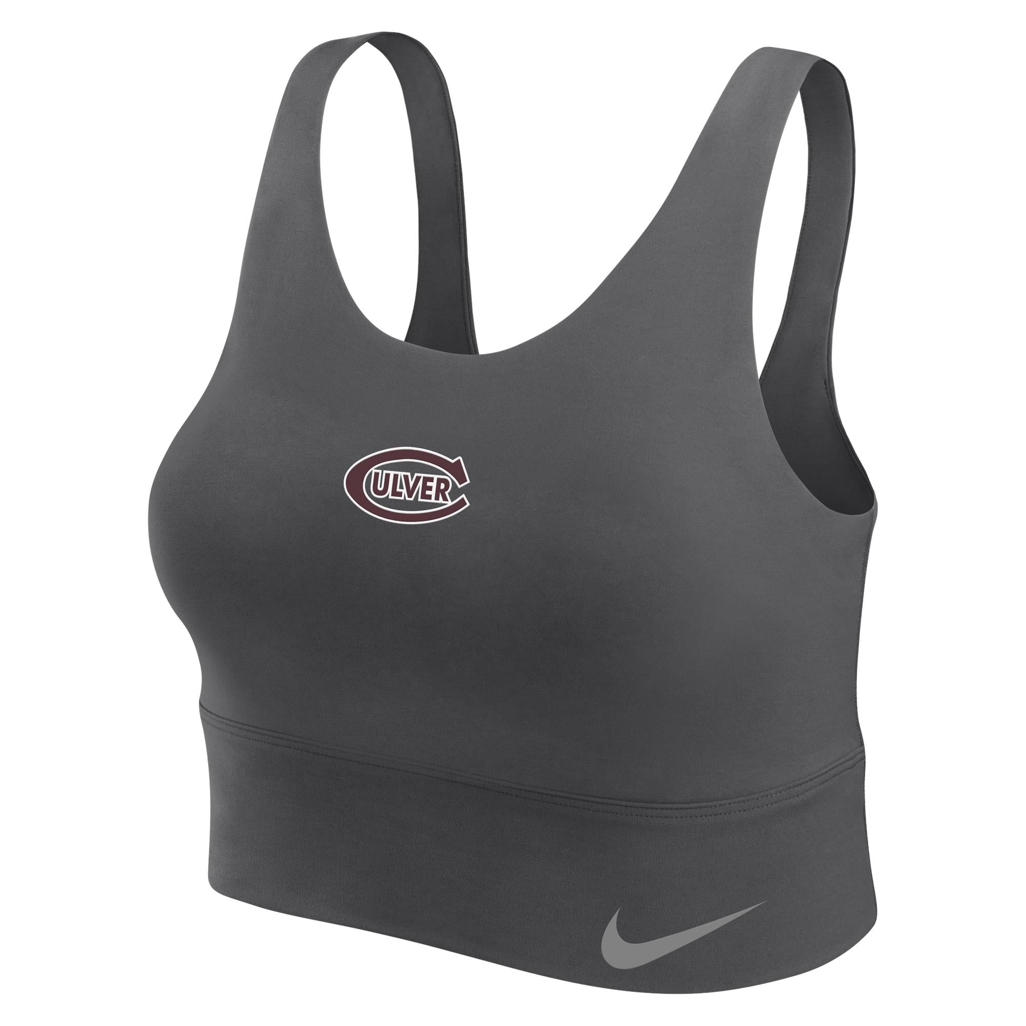 Nike Women's Performance Longline Bra - Ash