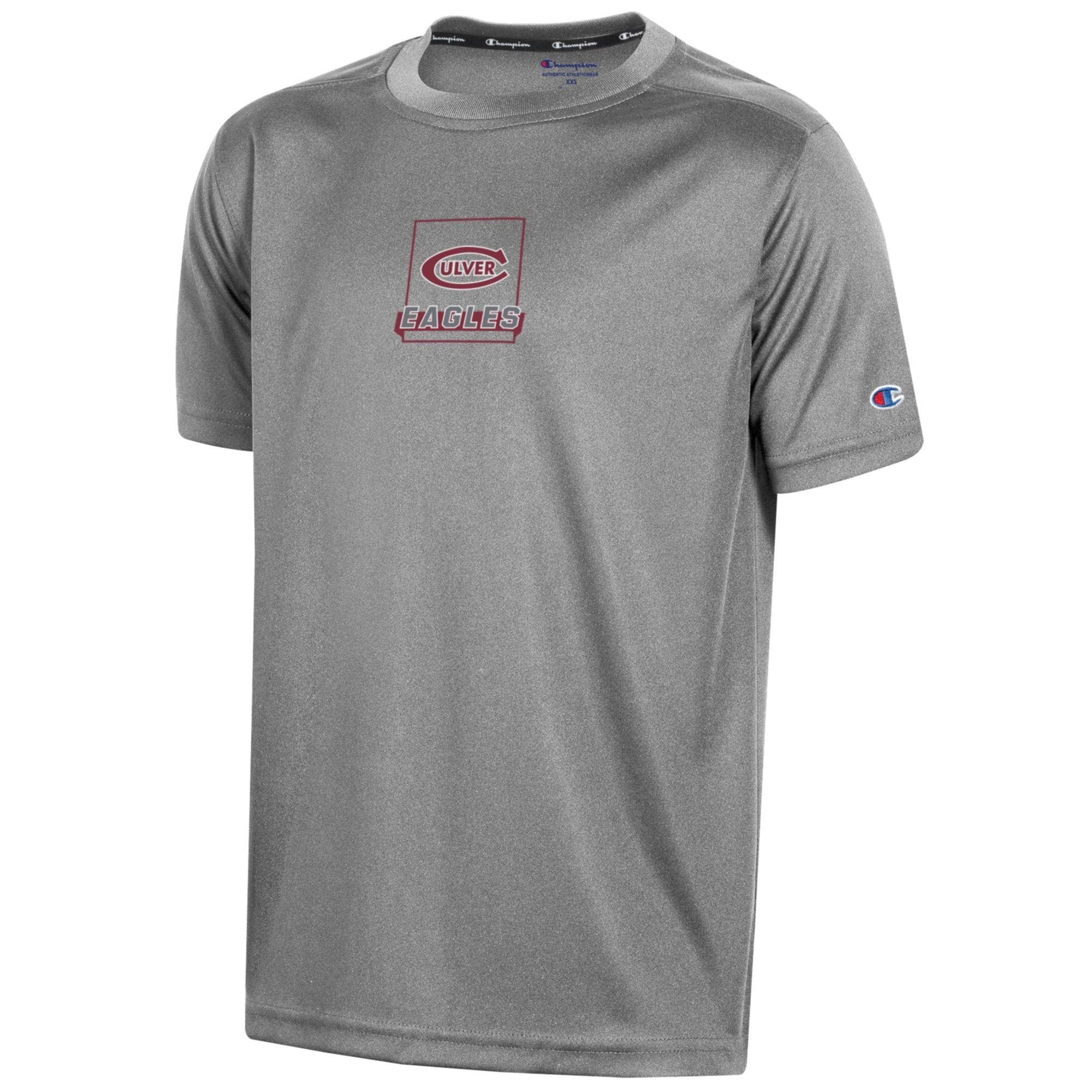 Champion Youth Impact Tee - Heather Grey