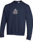 Champion Powerblend Embroidered Anchor Crew - Navy