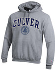Champion Powerblend Hood - Heather Grey