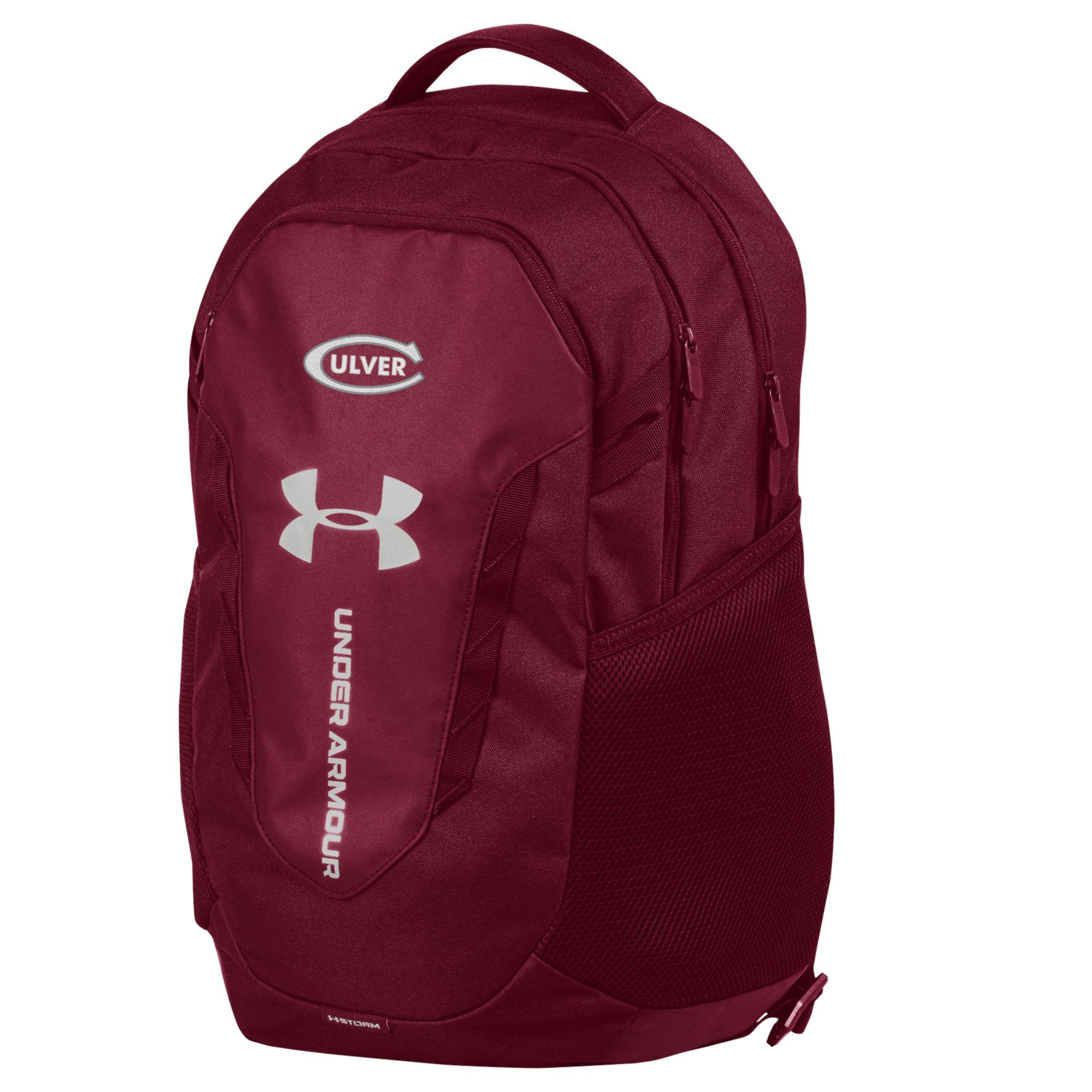 UA Hustle 6.0 Backpack - Maroon