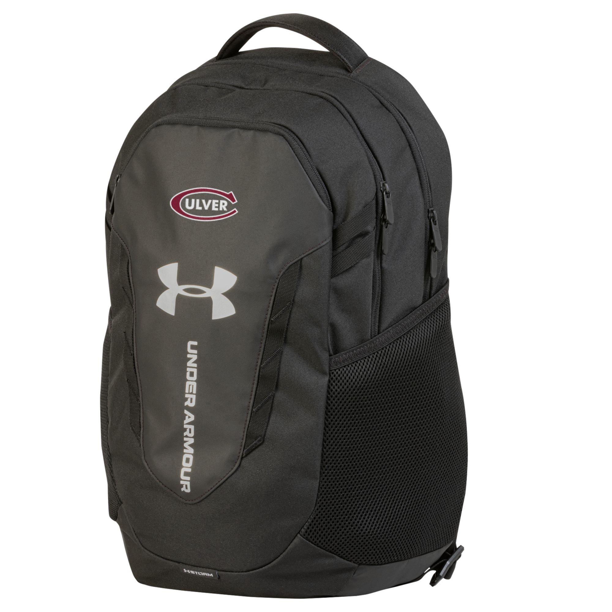 UA Hustle 6.0 Backpack - Black