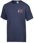 Patriotic Comfort Wash Short Sleeve Tee - Navy