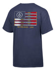 Patriotic Comfort Wash Short Sleeve Tee - Navy