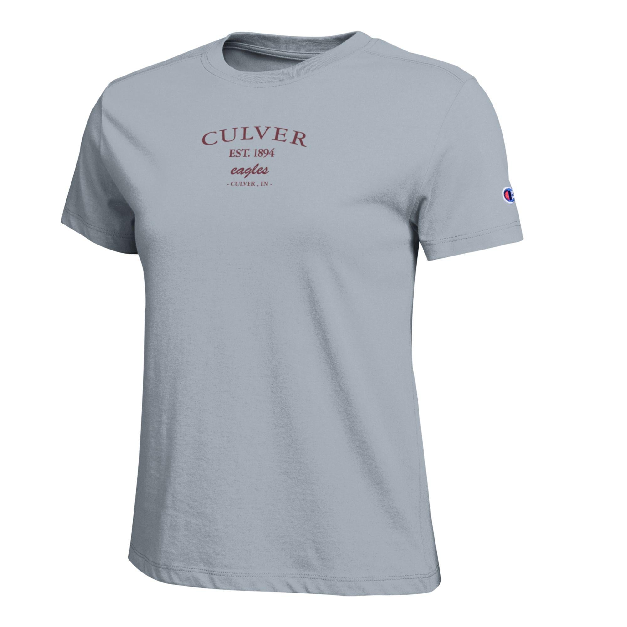 Champion Culver Academies Women's Core Tee - Silver Spotlight