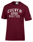 Champion Garment Dyed Short Sleeve Tee - Maroon