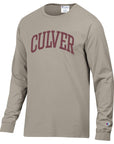 Champion Garment Dyed Long Sleeve Tee -Arctic Cold Beige