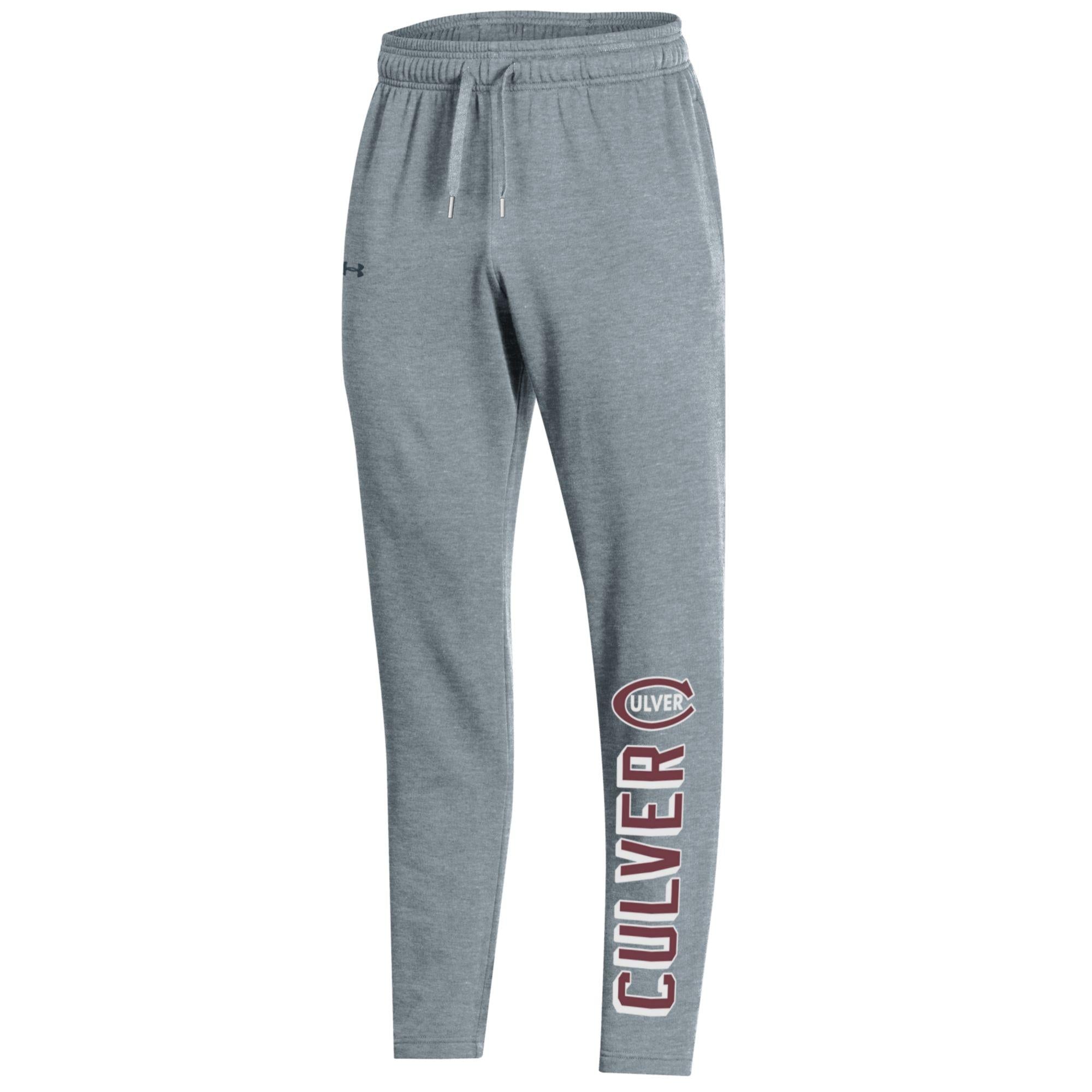 UA Rival Open Bottom Pant - Grey
