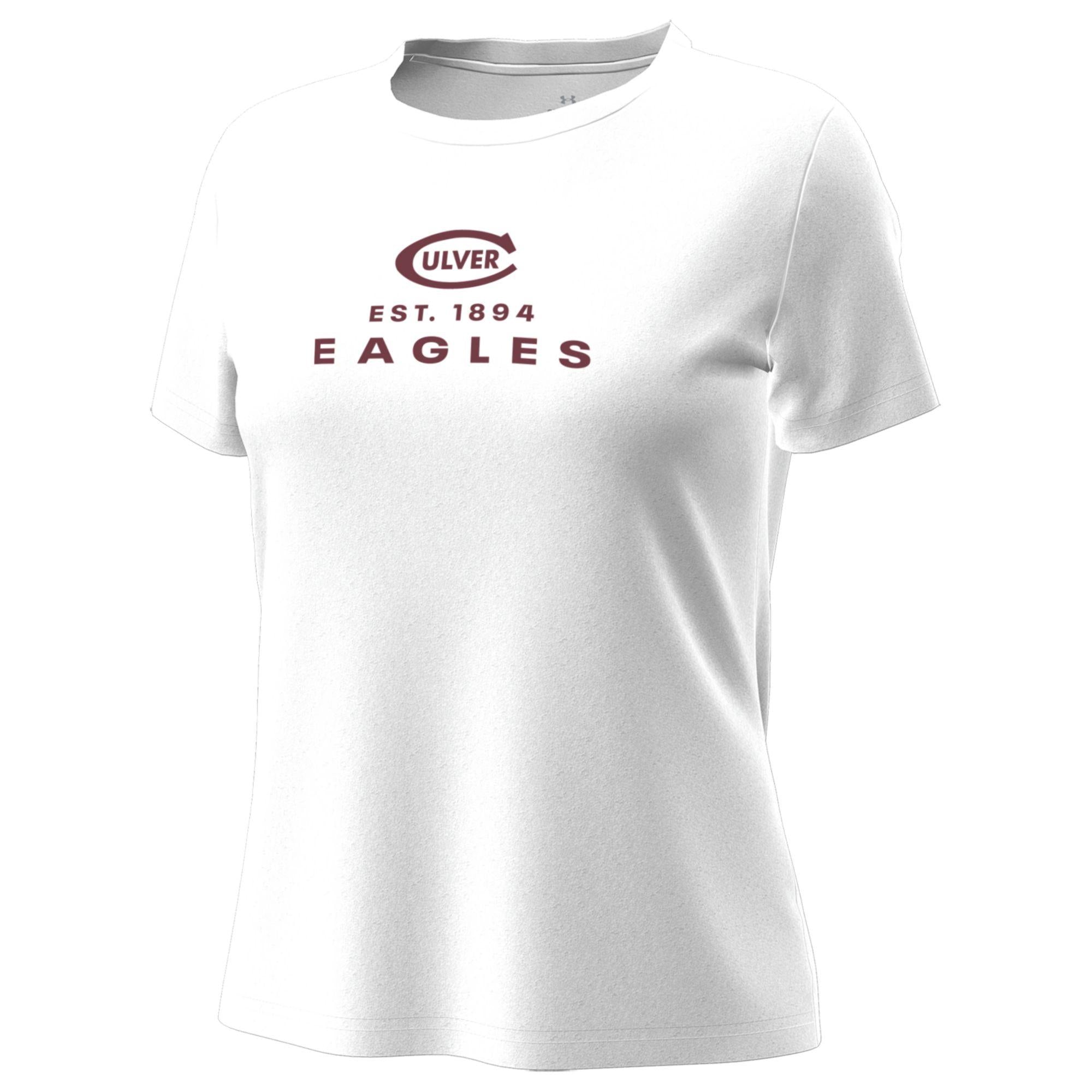 Under Armour Women's Tech Stretch Short Sleeve Tee - White