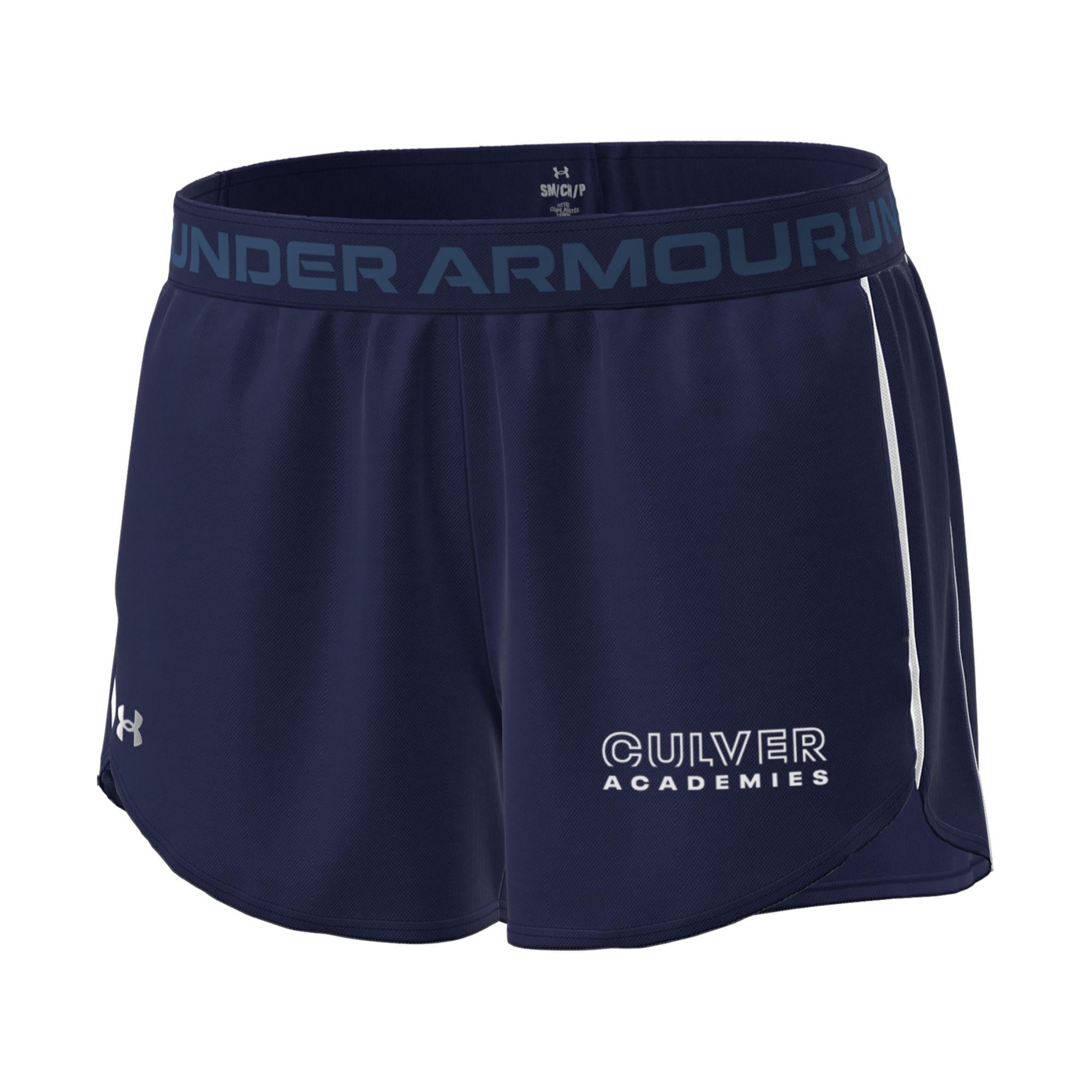 Under Armour Women's Play Up Short- Navy
