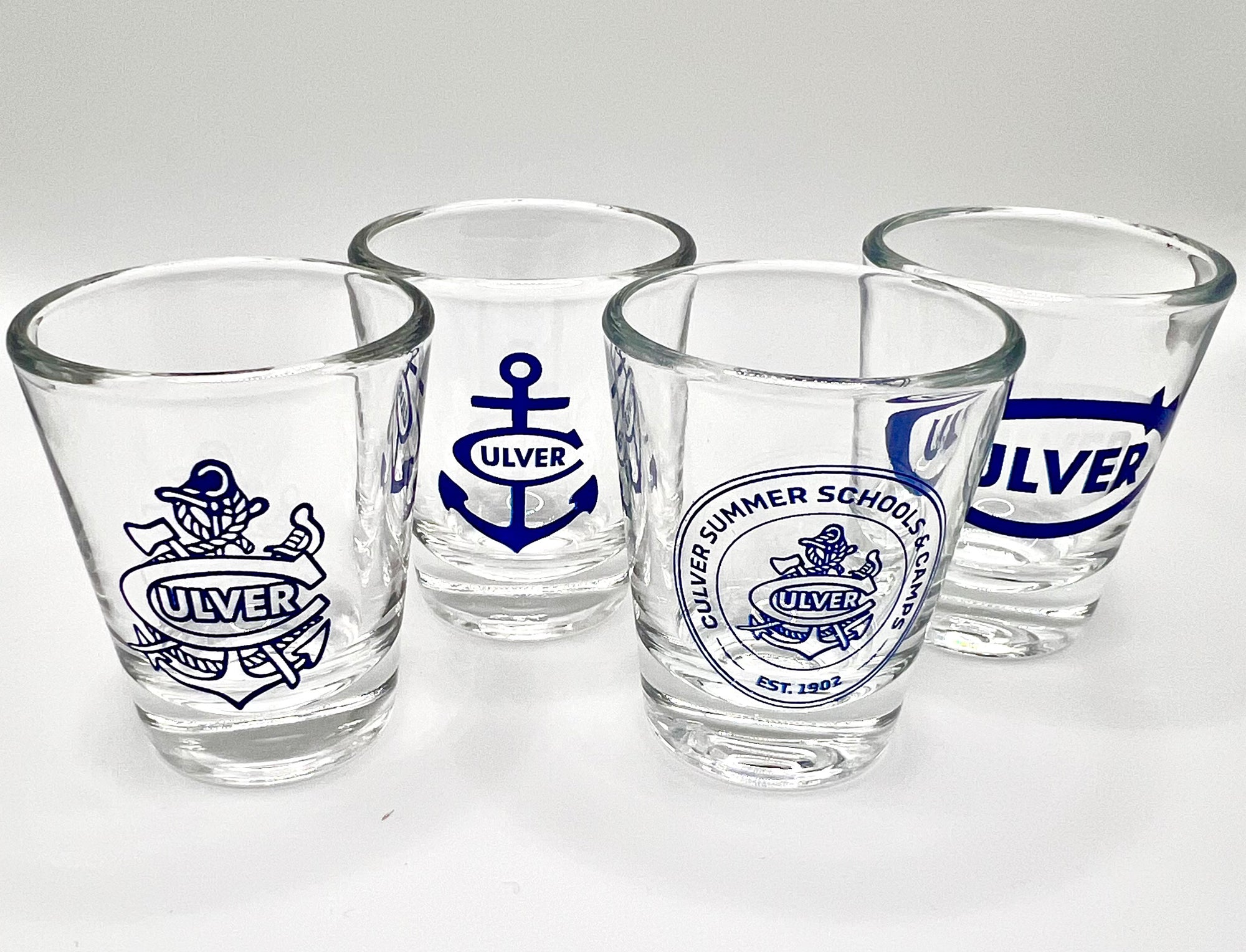 CSSC Culver Seal Shot Glass - 4 Pack