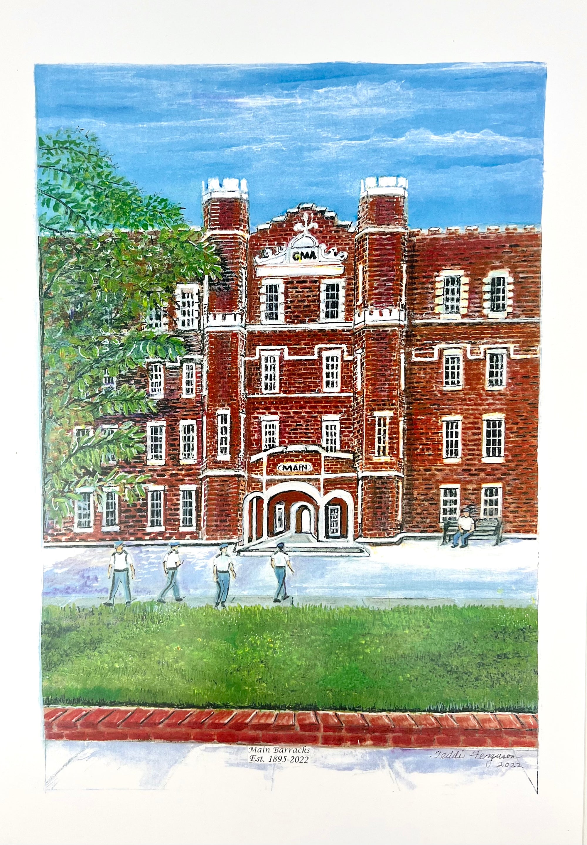 Main Barracks Reproduction Print