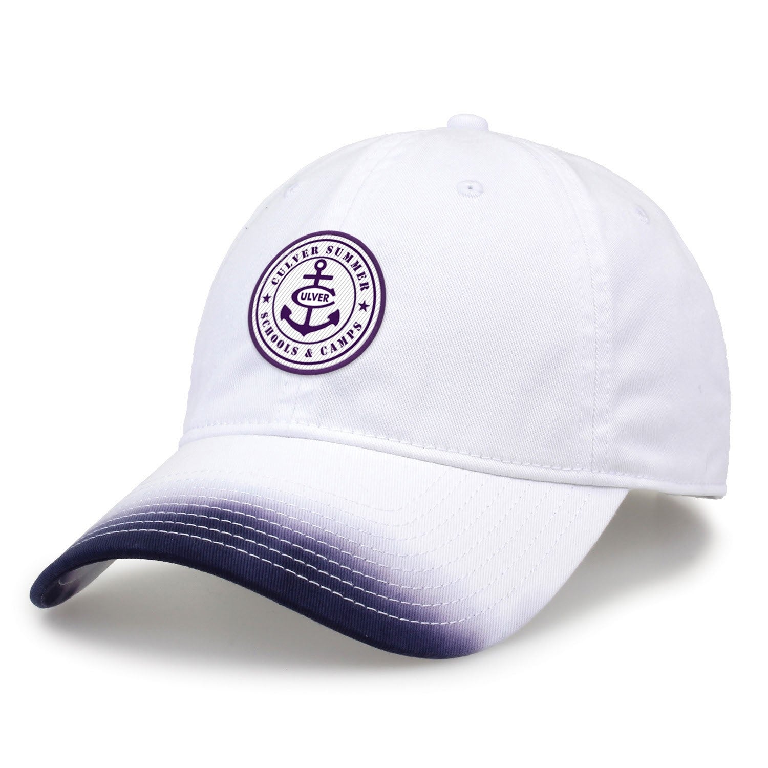 Twill Dip Dye white/purple Hat