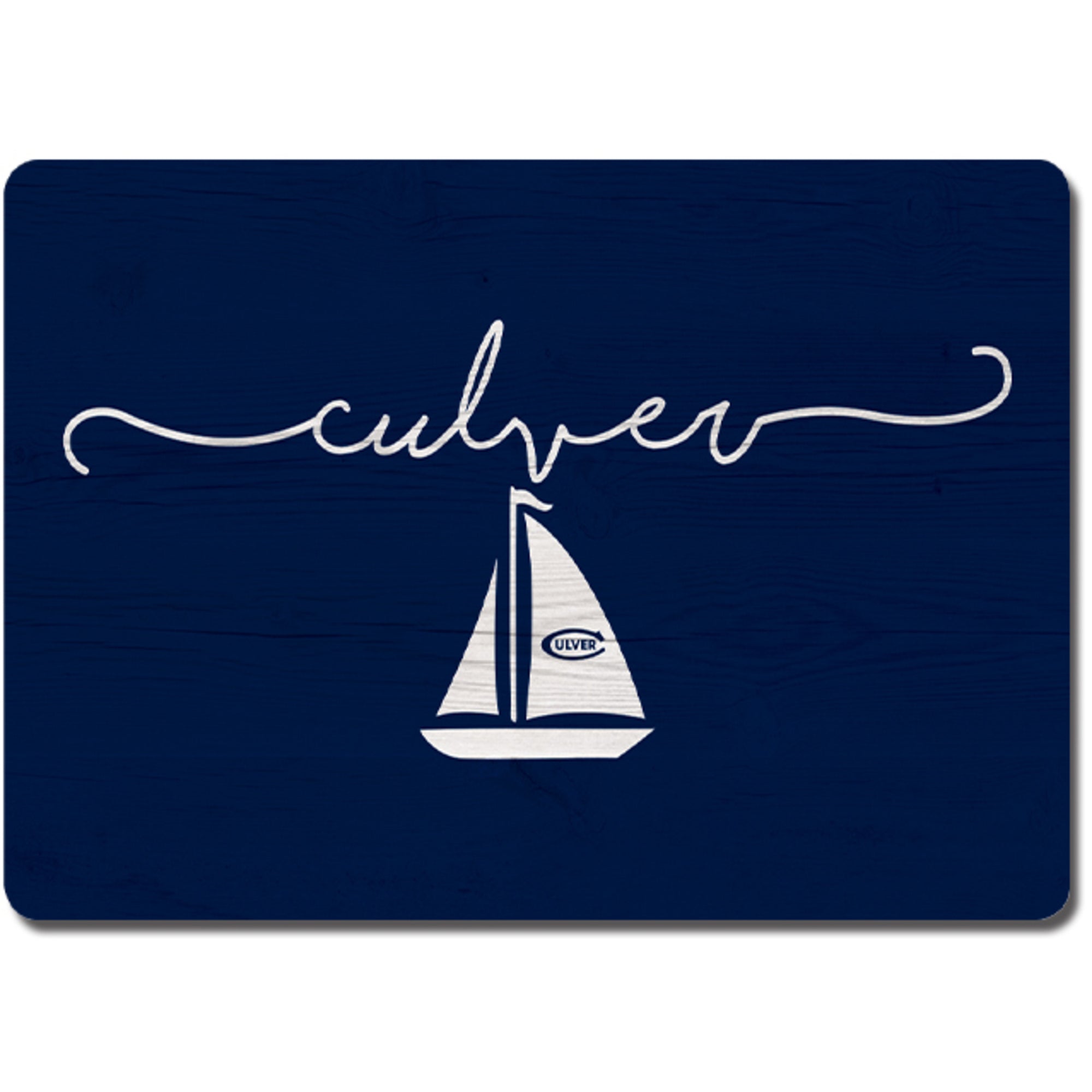 Culver Sailboat Wood Magnet