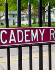 Academy Road Street Sign