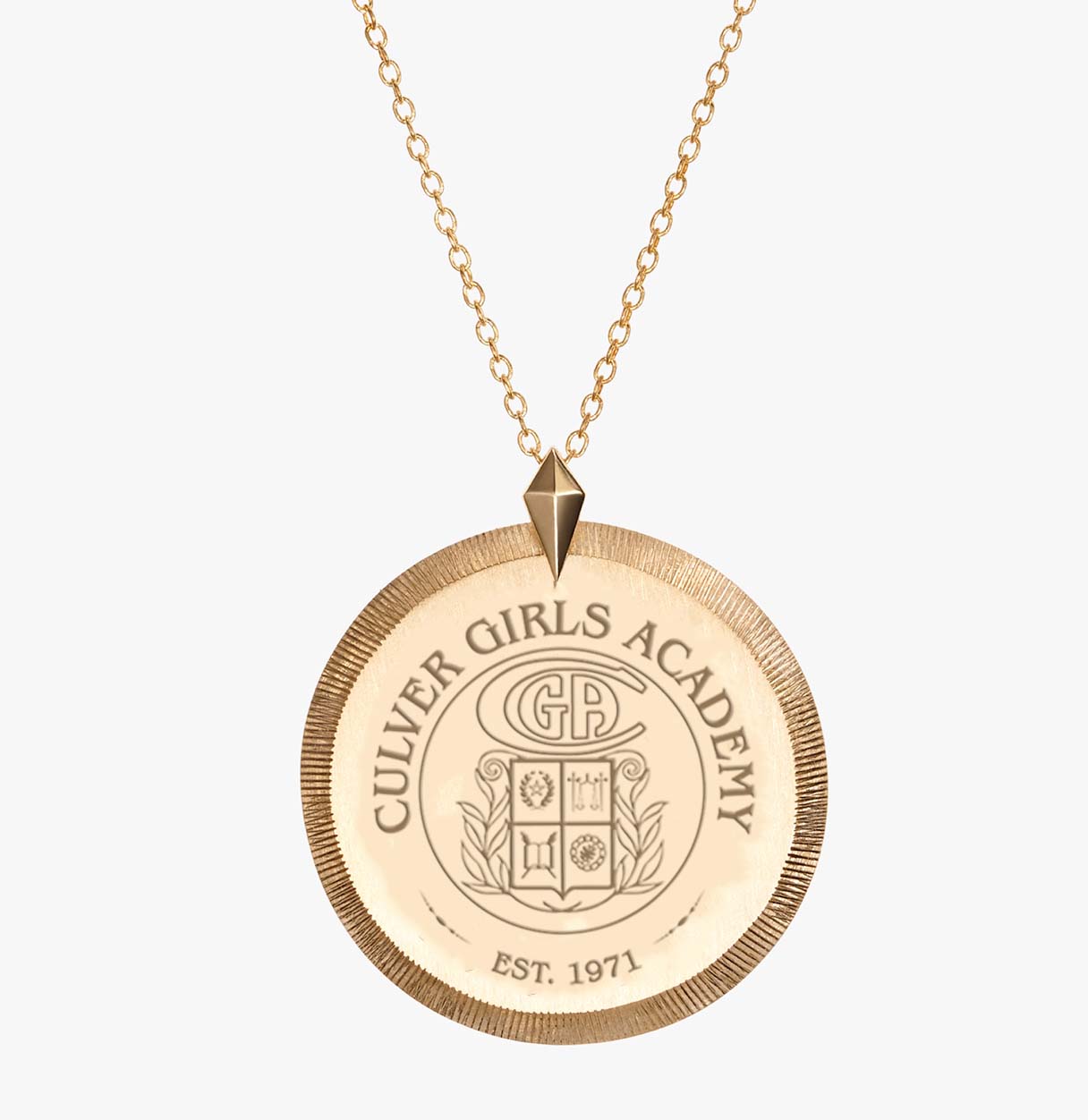 CGA Crest Florentine Necklace - Cavan Gold
