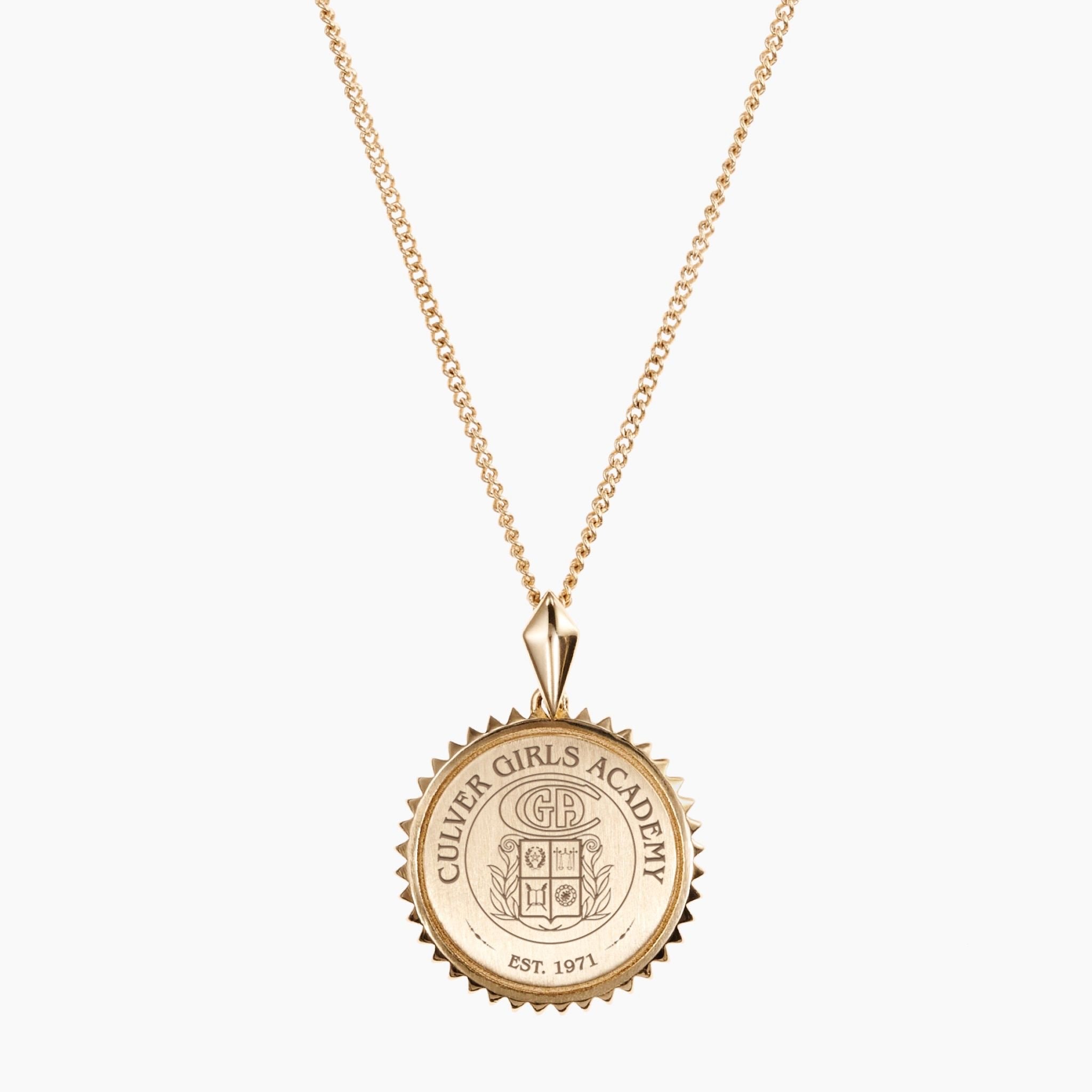 CGA Crest Sunburst Necklace - Cavan Gold