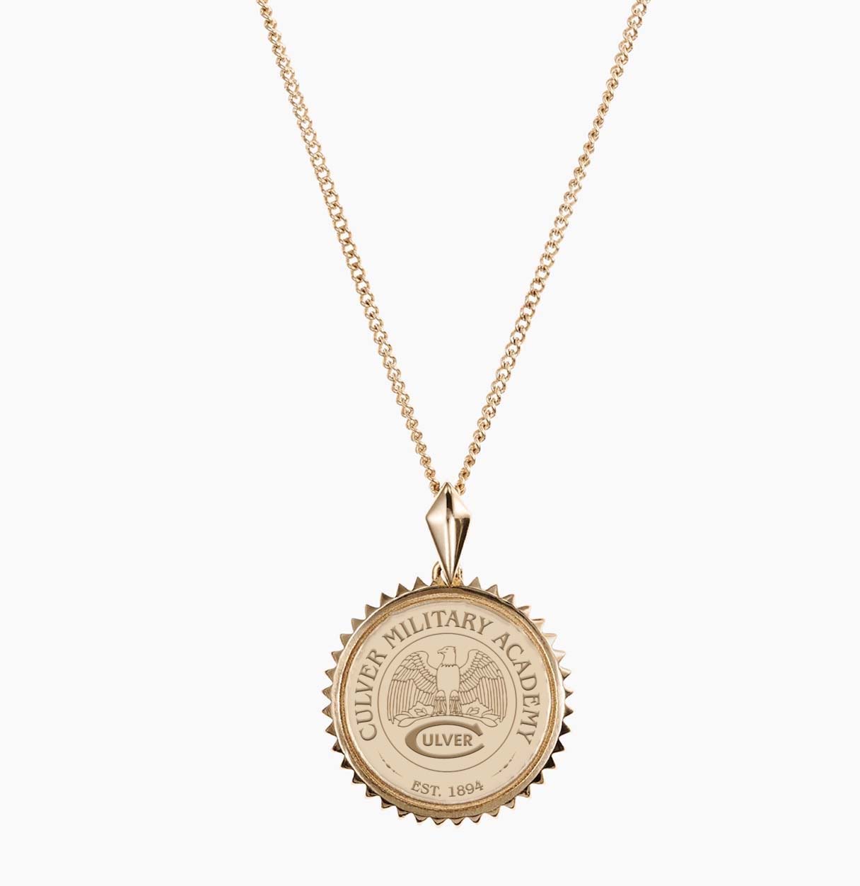 CMA Crest Sunburst Necklace - Cavan Gold