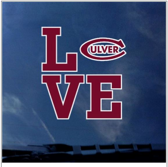 Culver Love Decal