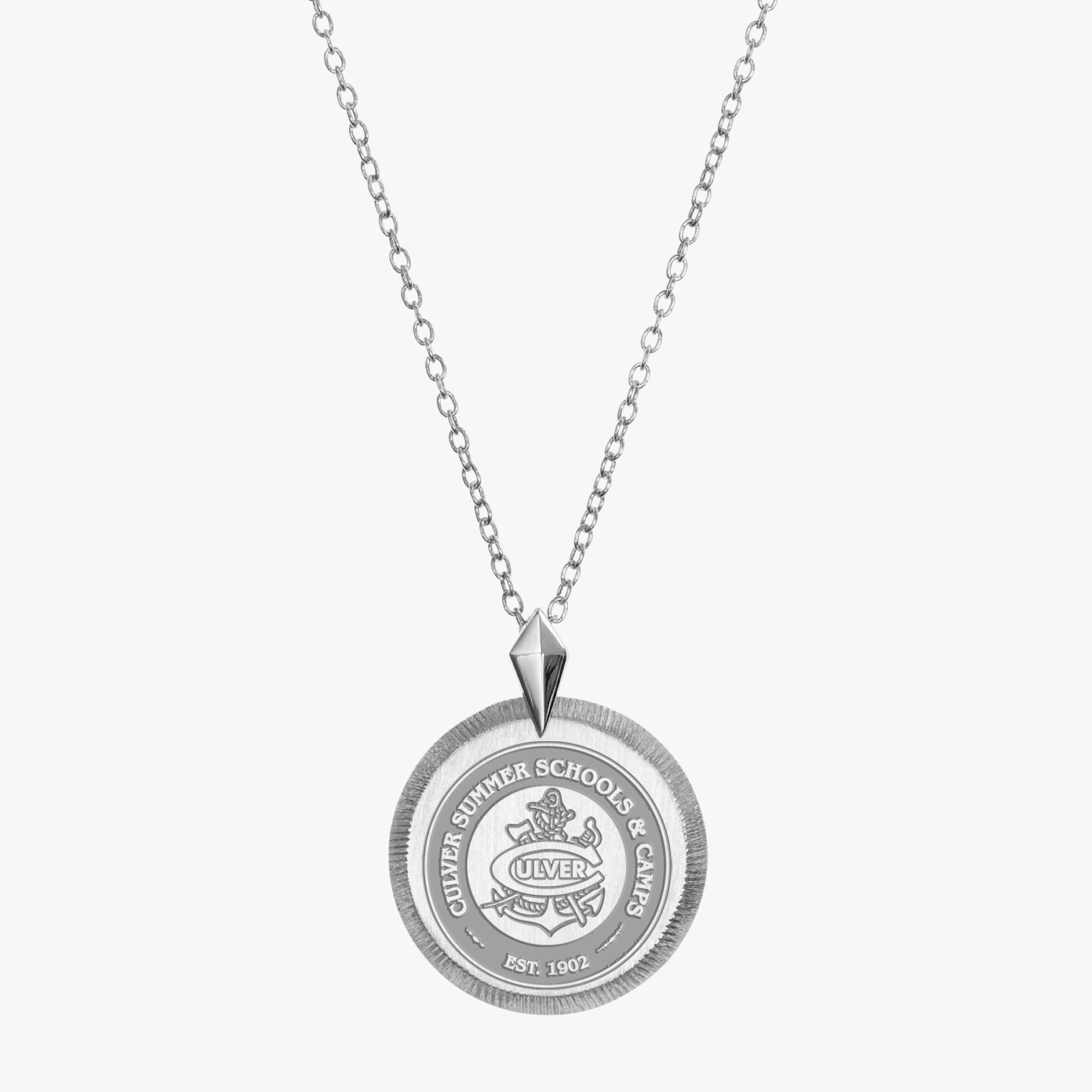 CSSC Seal Florentine Necklace - Sterling Silver