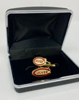Maroon Culver "C" Cufflinks Gold