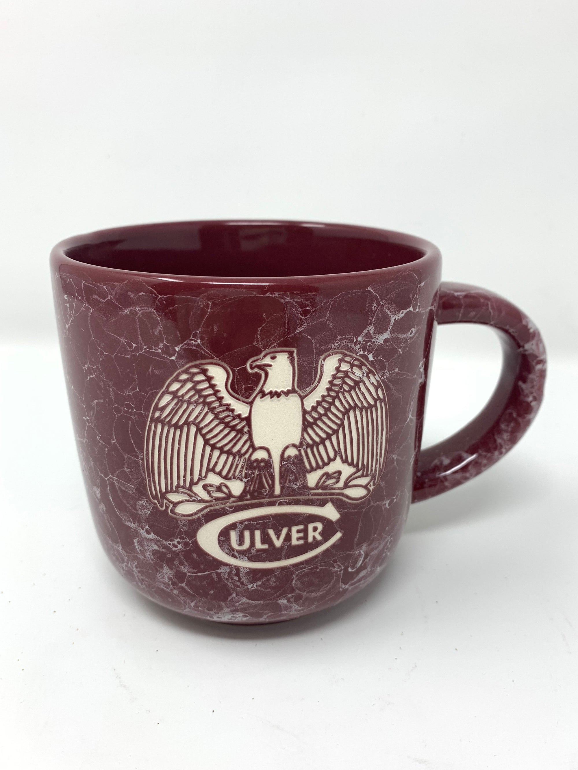 Culver Eagle Etched Maroon Natural Mug - 17oz