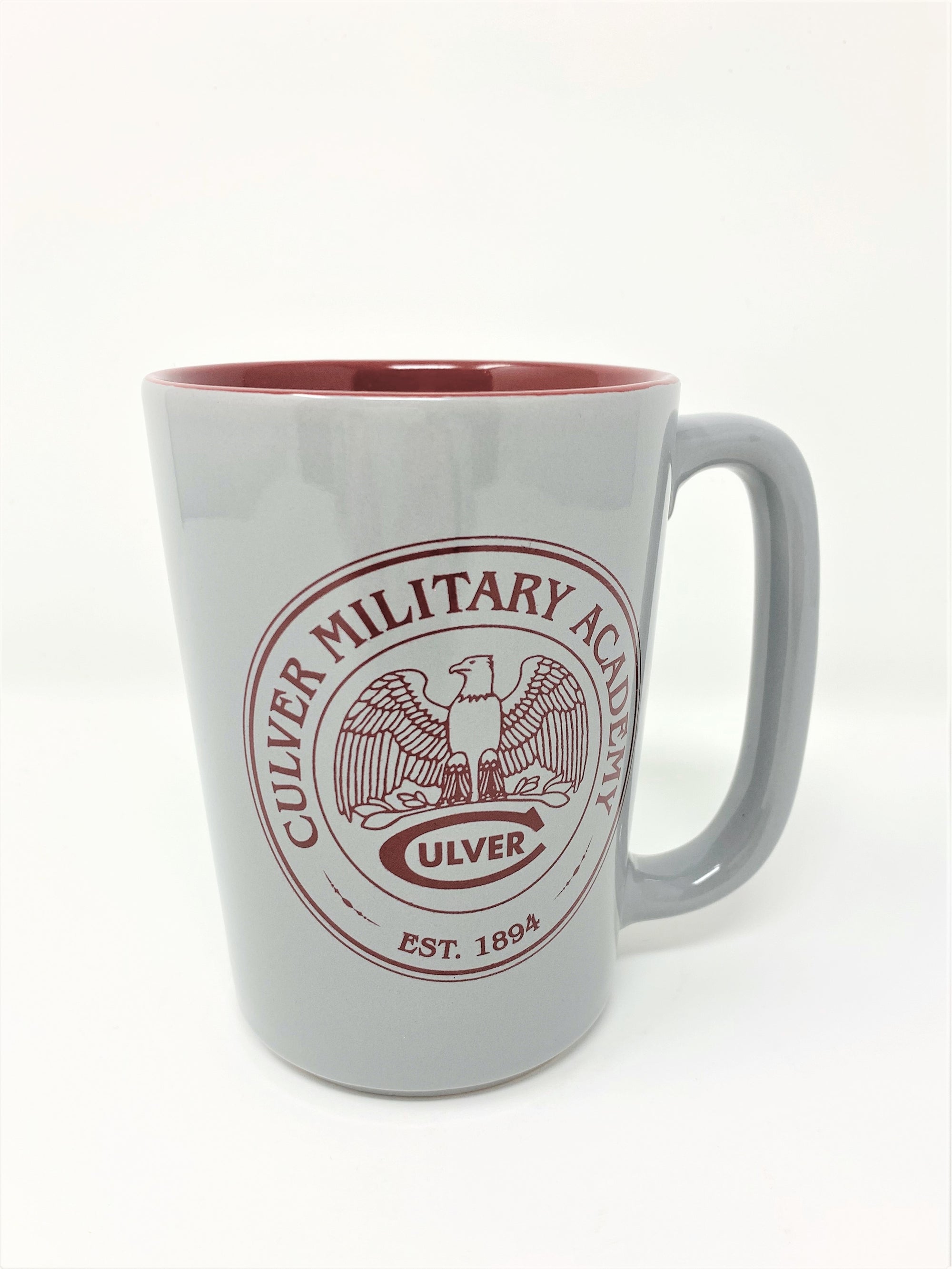 Culver Military Academy Grey & Maroon Slate Mug - 16oz