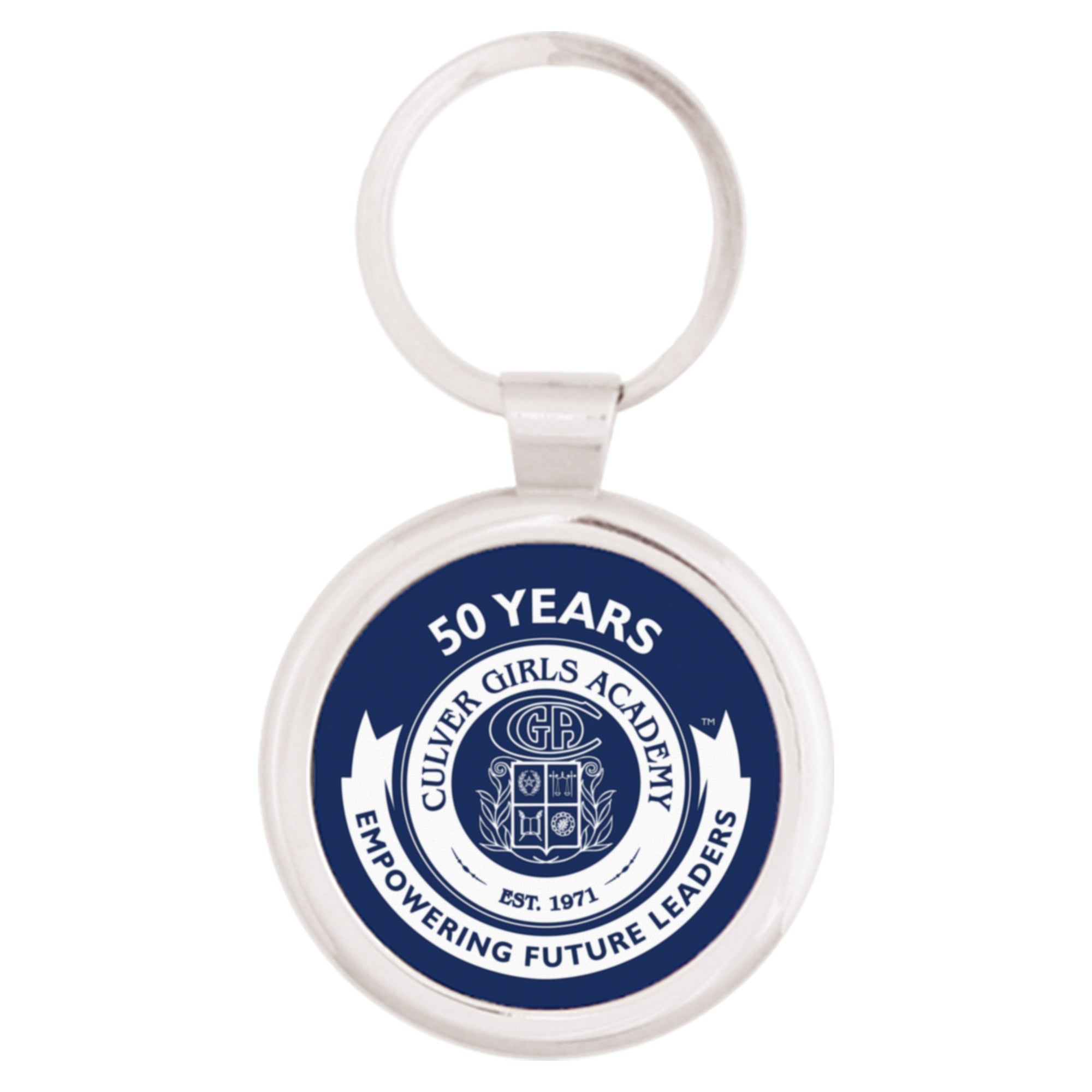 Silver Maverick CGA 50th Round Keytag
