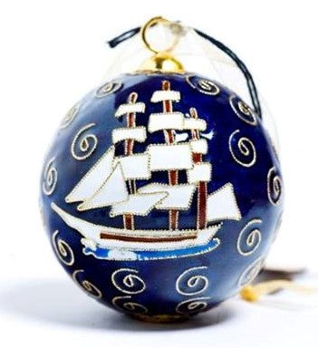 Ledbetter Ornament - Navy