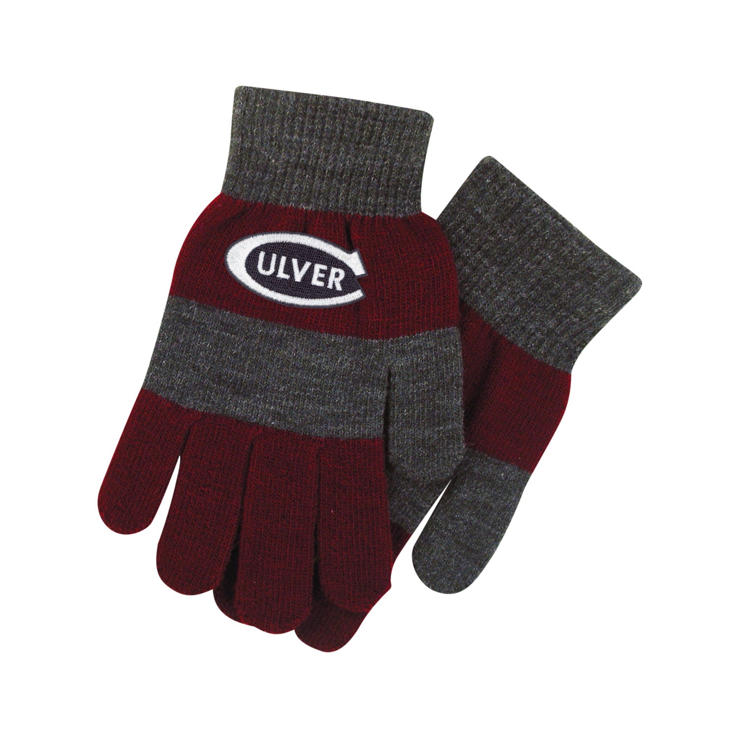 Trixie Gloves -Maroon/Charcoal