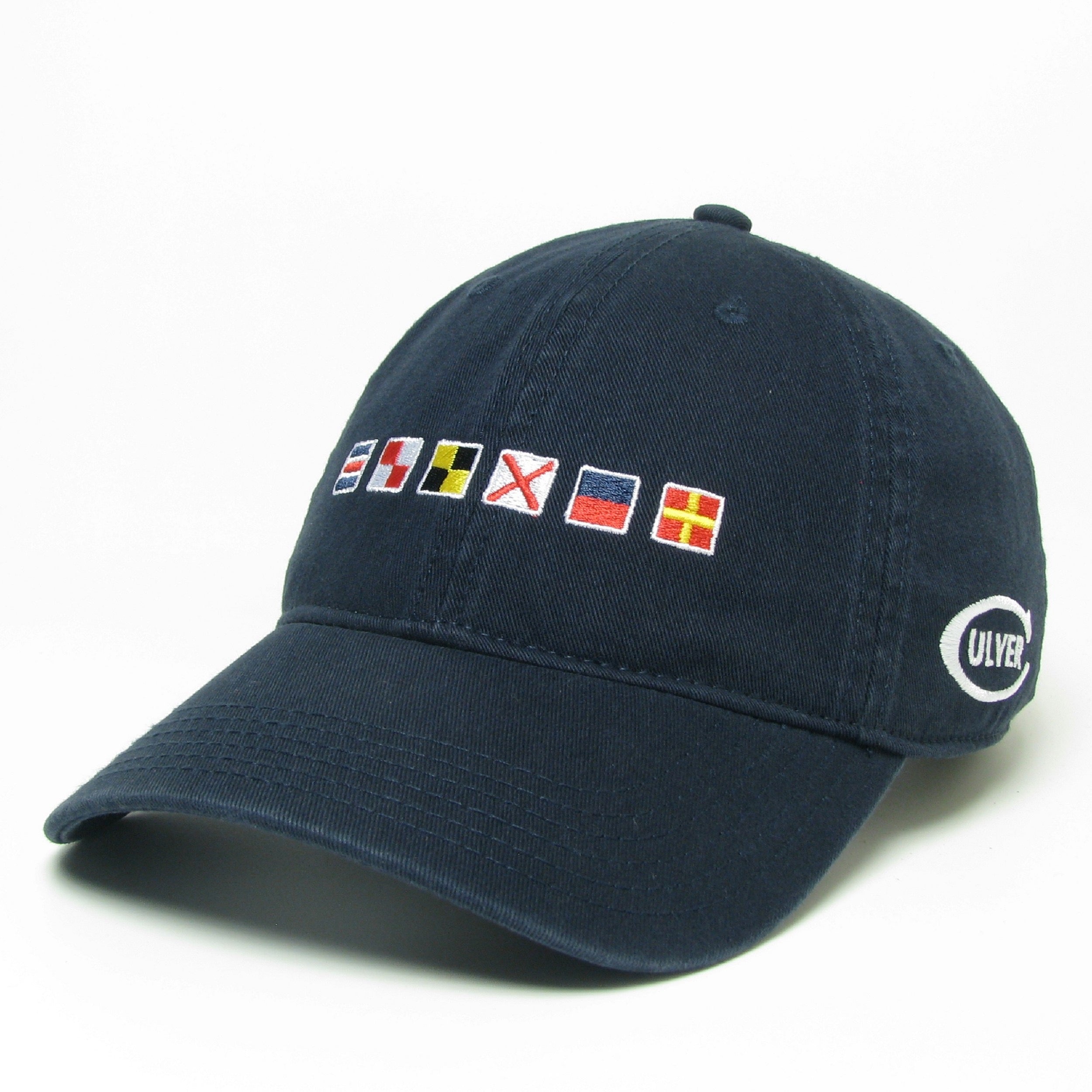 Code Flag Relaxed Twill Adjustable Hat - Navy