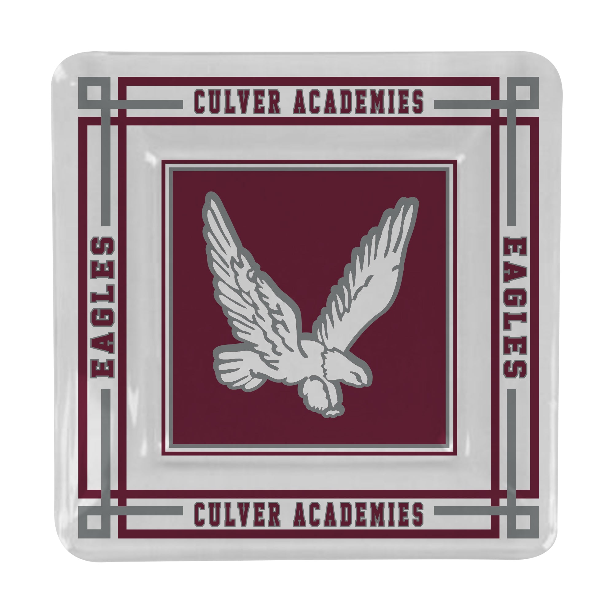 Culver Eagles Tailgate Plastic Plate 5-Pack