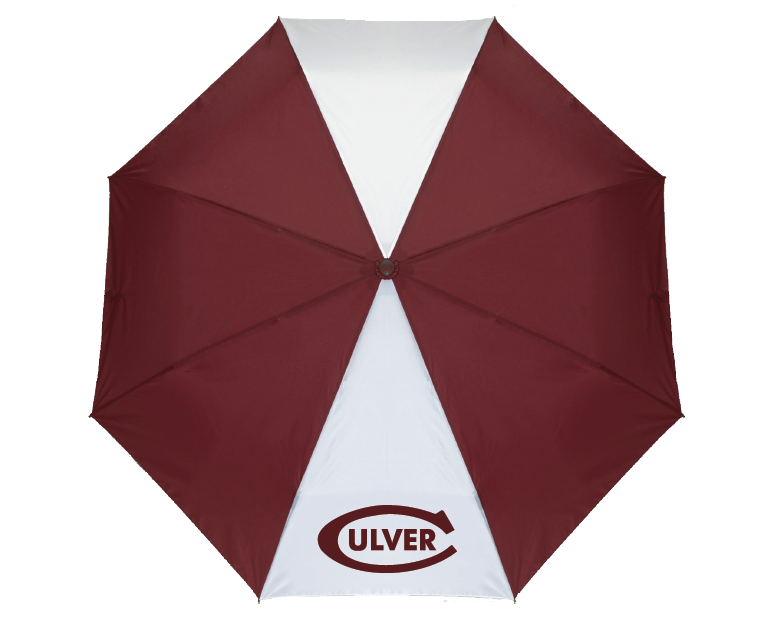 Culver Spirit Umbrella Maroon/White