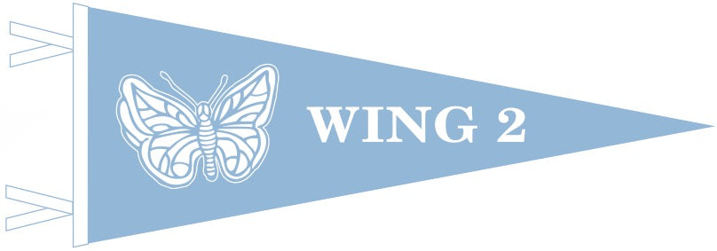 Woodcraft Butterfly Wing 2 Pennant - 9&quot; x 24&quot;