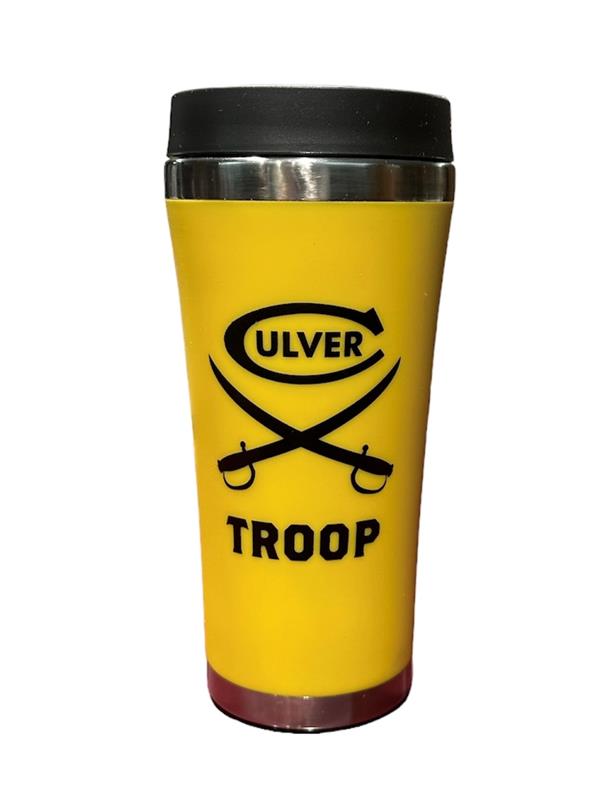JV Travel Tumbler Troop Gold- 16oz