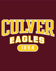 Champion Men's Long Sleeve Applique' Tee - Maroon and Gold