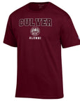 Champion Jersey Short Sleeve Tee- Maroon- Alumni