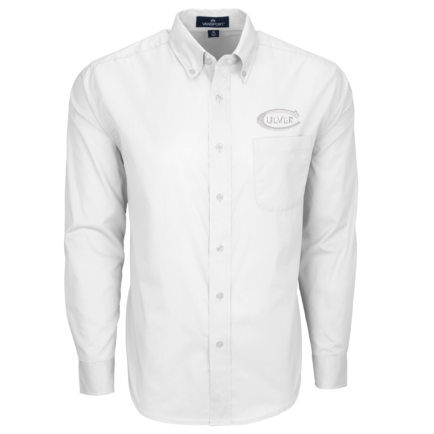 Wicked Woven Classic Button Down - White/White
