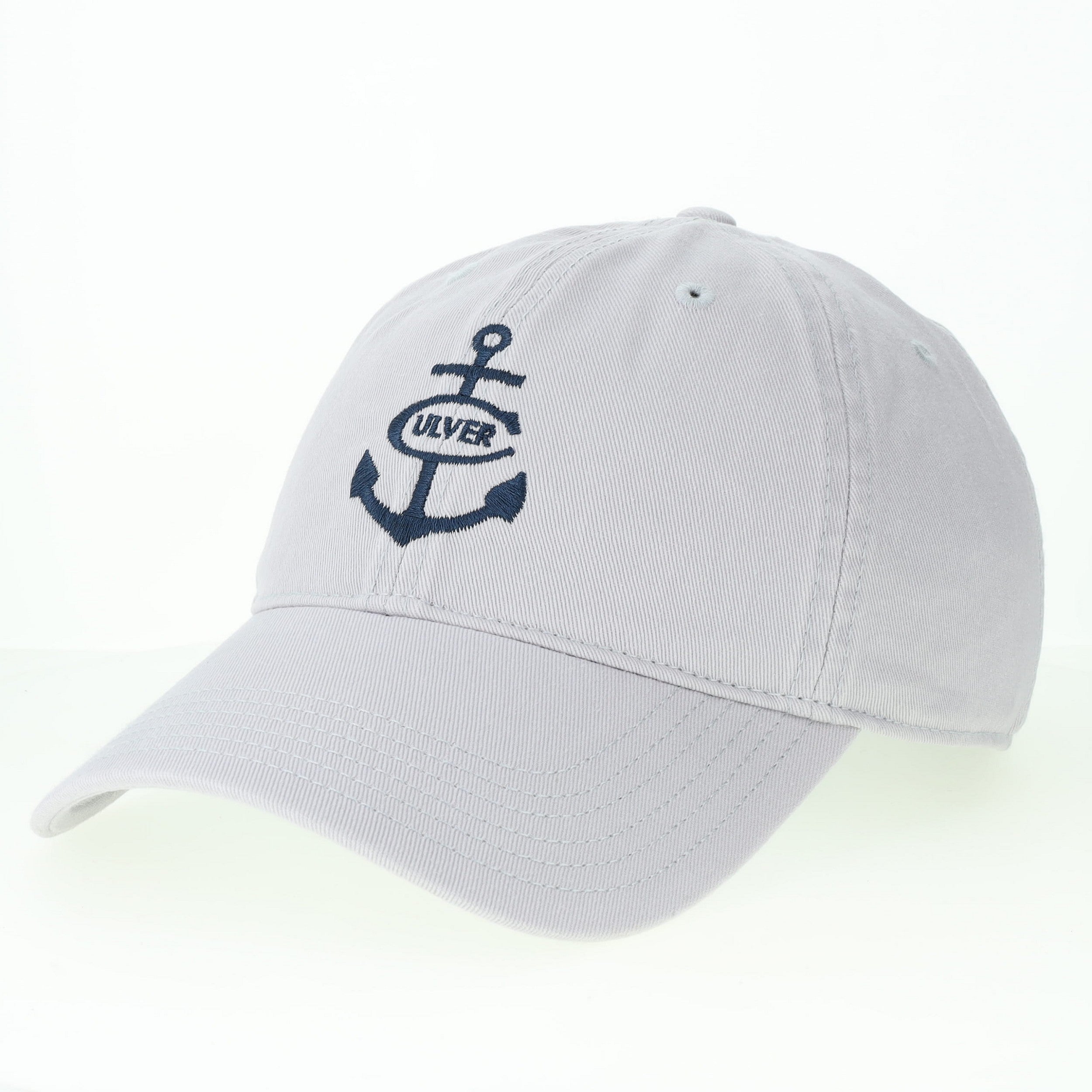 Classic Culver Summer Anchor Relaxed Twill Adjustable Hat - Light Grey