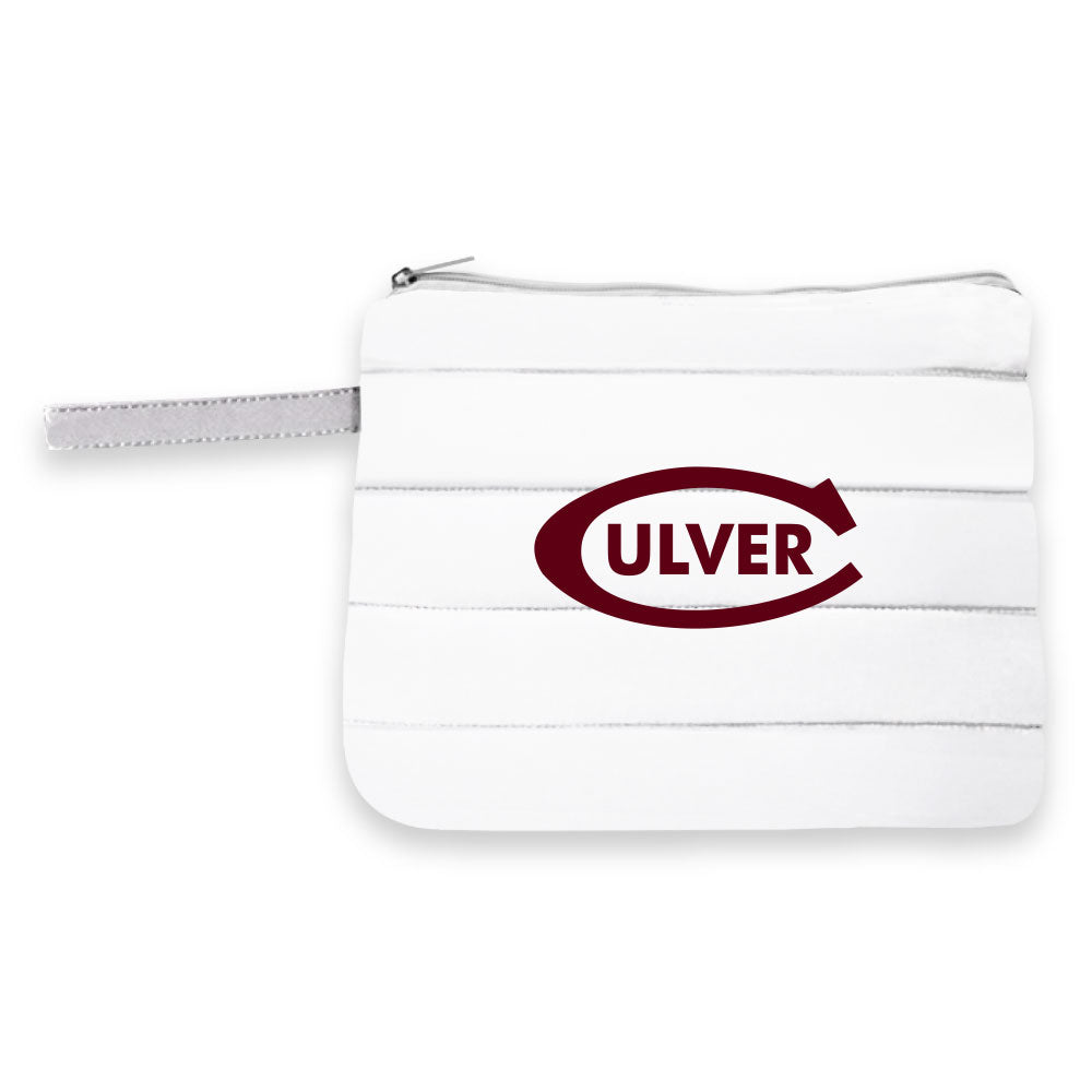 Culver-C Puff Cosmetic Bag - Cream