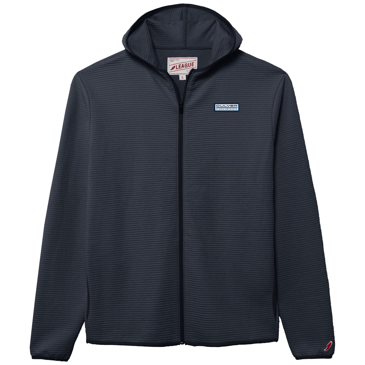 Culver Coordinates Summit Full Zip Jacket - Washed Dark Navy 