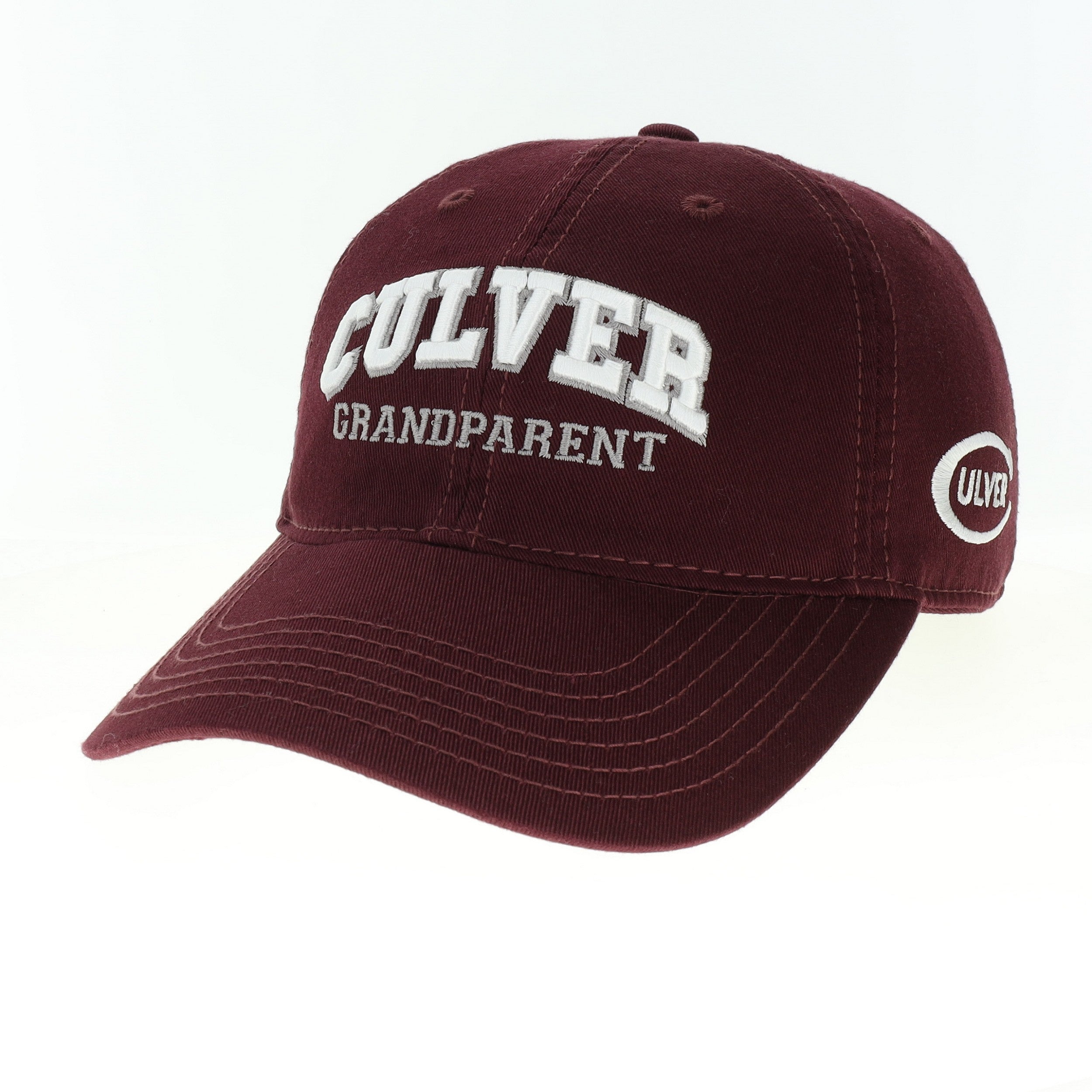 Grandparent Relaxed Twill Adjustable Hat - Maroon