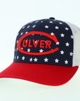 Mid-pro USA Trucker Hat - Navy/Red/White